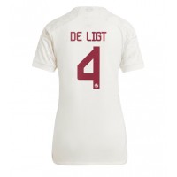 Bayern Munich Matthijs de Ligt #4 Replica Third Shirt Ladies 2023-24 Short Sleeve